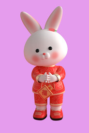 3D动画兔子 