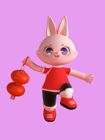 3D动画兔子 