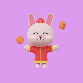 3D动画兔子