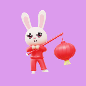 3D动画兔子 