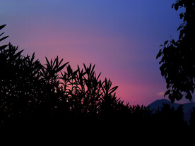 晚霞  夜景    