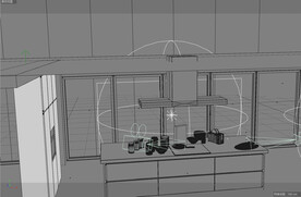 C4D模型 厨房