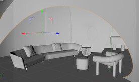 C4D模型 房间