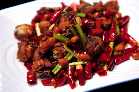辣子鸡炒菜