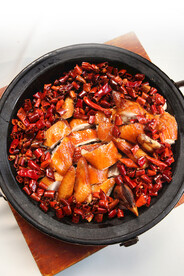辣子鸡炒菜