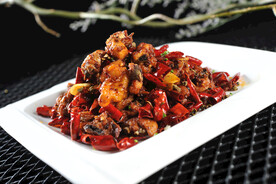 辣子鸡炒菜