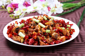 辣子鸡炒菜