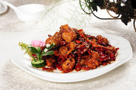 辣子鸡炒菜