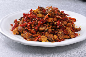 辣子鸡炒菜