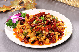 辣子鸡炒菜