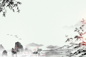 中国风水墨画册封面