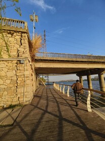 夕阳下漫步
