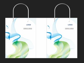 高档梦幻线条纸袋子