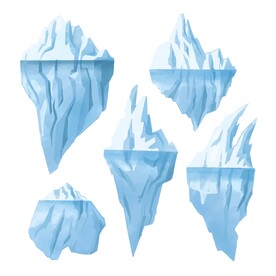 冰山插画
