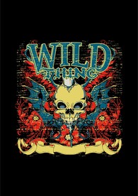 美式潮流斑驳裂纹做旧羚羊骷髅头