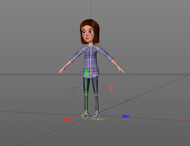 C4D模型 卡通人物 
