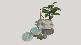 乡村庭院小品