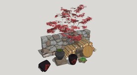 乡村庭院小品