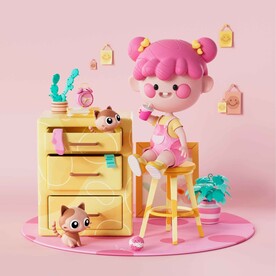C4D模型 女孩