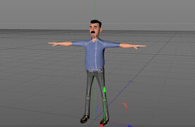 C4D模型 卡通人物