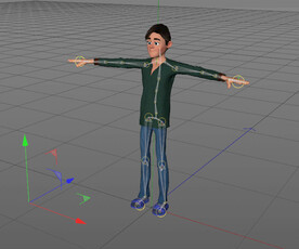  C4D模型 卡通男性