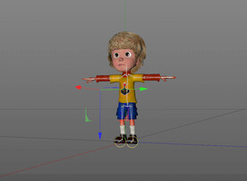  C4D模型 卡通人物  