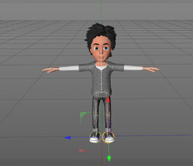  C4D模型 卡通人物  