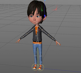 C4D模型 卡通人物  