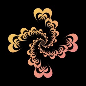 渐变花纹
