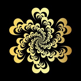 金属渐变花纹