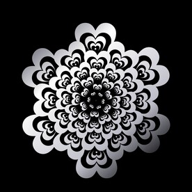 金属渐变花纹