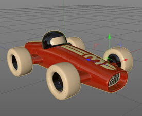  C4D模型 赛车 
