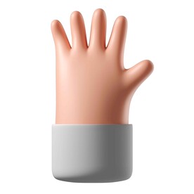 C4D模型 卡通手 