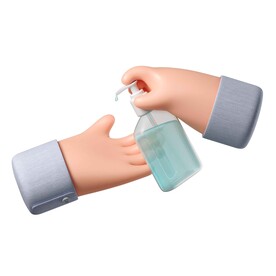 C4D模型 卡通手  