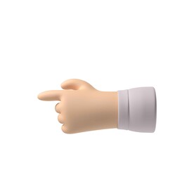 C4D模型 卡通手  