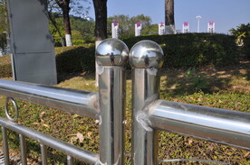 公园不锈钢护栏细节