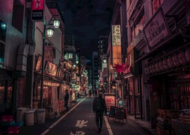 日本 东京街景 