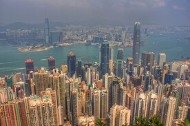 香江建筑及海景
