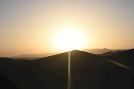 沙漠夕阳