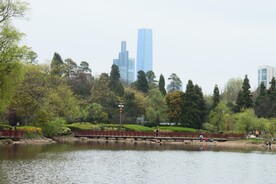 湖边景色