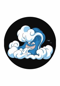 海浪卡通拟人