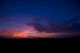 夕阳天空