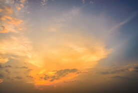 夕阳天空