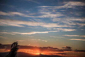 夕阳天空