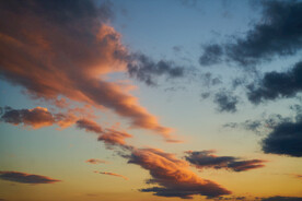 夕阳天空