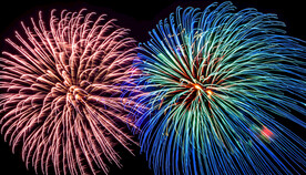 彩色烟火