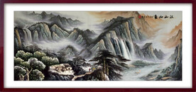 水墨山水画