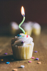 生日纸杯蛋糕