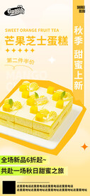 烘焙芒果芝士蛋糕