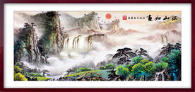 中国风山水画